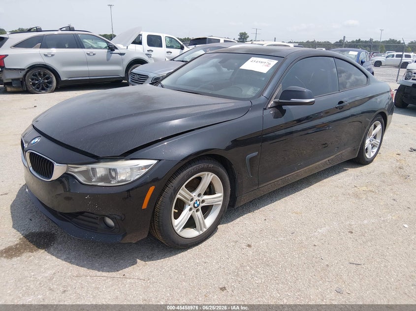 2014 BMW 4er VIN WBA3N3C51EF710923 IAAI salvage auction — WATER/FLOOD, Certificate Of Destruction (Louisiana), sold $1,850 on 2026-08-18 (photo 2)