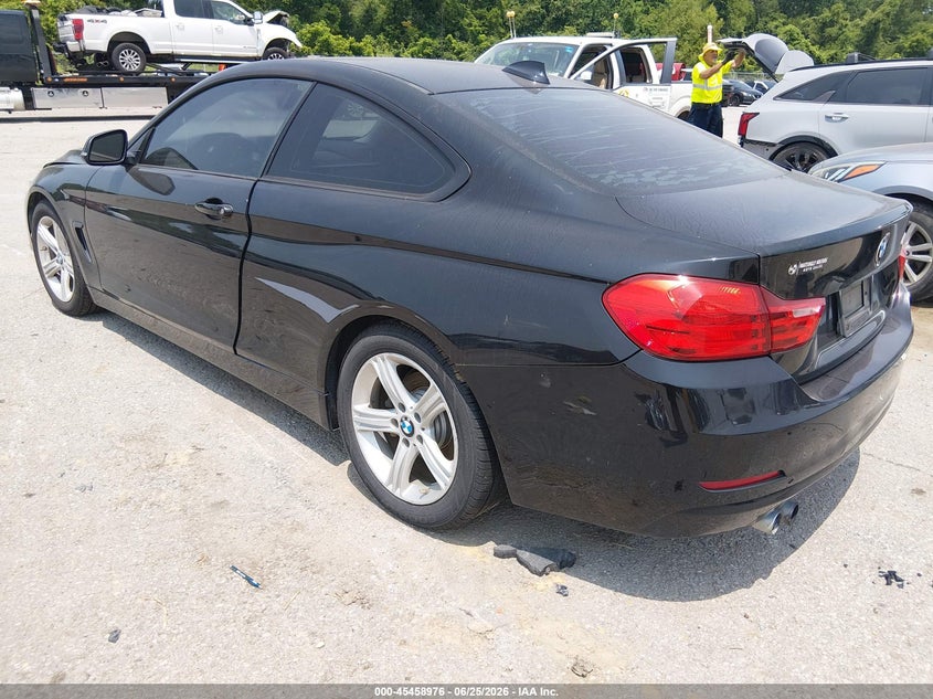 2014 BMW 4er VIN WBA3N3C51EF710923 IAAI salvage auction — WATER/FLOOD, Certificate Of Destruction (Louisiana), sold $1,850 on 2026-08-18 (photo 3)