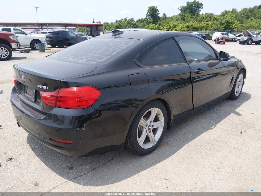 2014 BMW 4er VIN WBA3N3C51EF710923 IAAI salvage auction — WATER/FLOOD, Certificate Of Destruction (Louisiana), sold $1,850 on 2026-08-18 (photo 4)