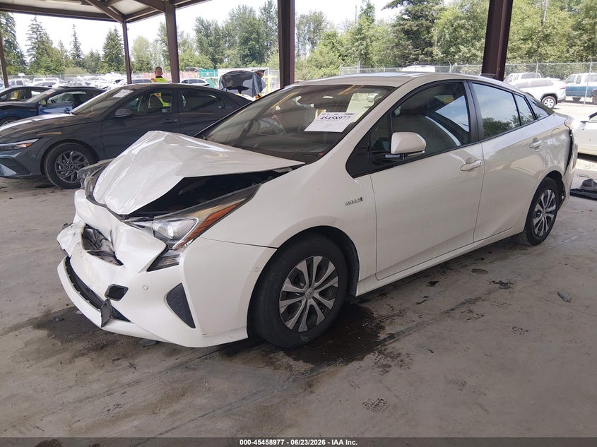 2017 Toyota Prius VIN JTDKARFU7H3049243 IAAI salvage auction — FRONT & REAR, Bill Of Sale (Washington), sold $3,150 on 2026-07-15 (photo 2)