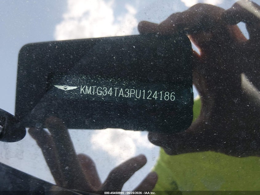 2023 Genesis G70 VIN KMTG34TA3PU124186 IAAI salvage auction — FRONT END, Salvage (Virginia), sold $4,950 on 2026-07-21 (photo 9)