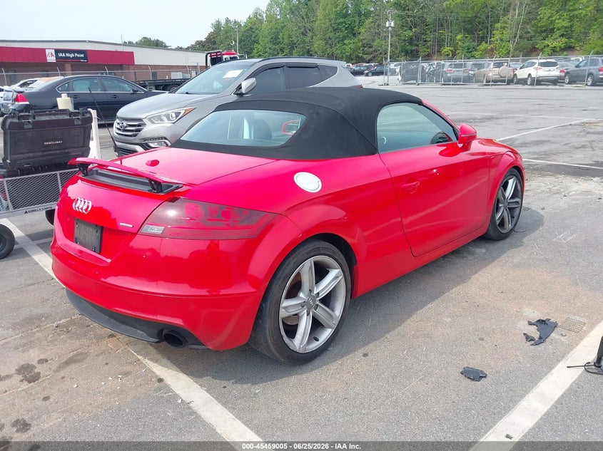 2012 Audi Tt VIN TRU4FAFK6C1020045 IAAI salvage auction — SUSPENSION, Salvage (North Carolina), sold $2,100 on 2026-07-30 (photo 4)