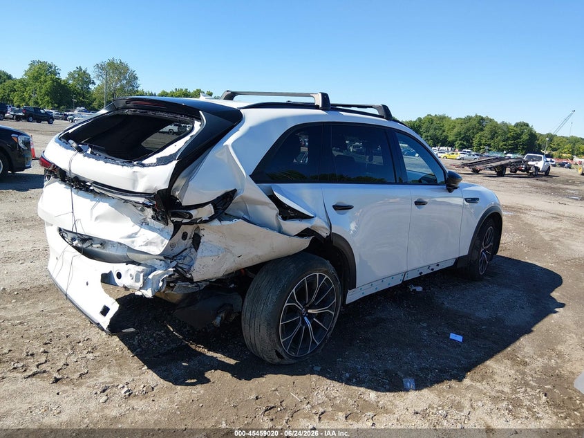 2025 Mazda Cx-70 VIN JM3KJEHA7S1105221 IAAI salvage auction — FRONT & REAR, Salvage Title, sold $12,100 on 2026-09-01 (photo 4)