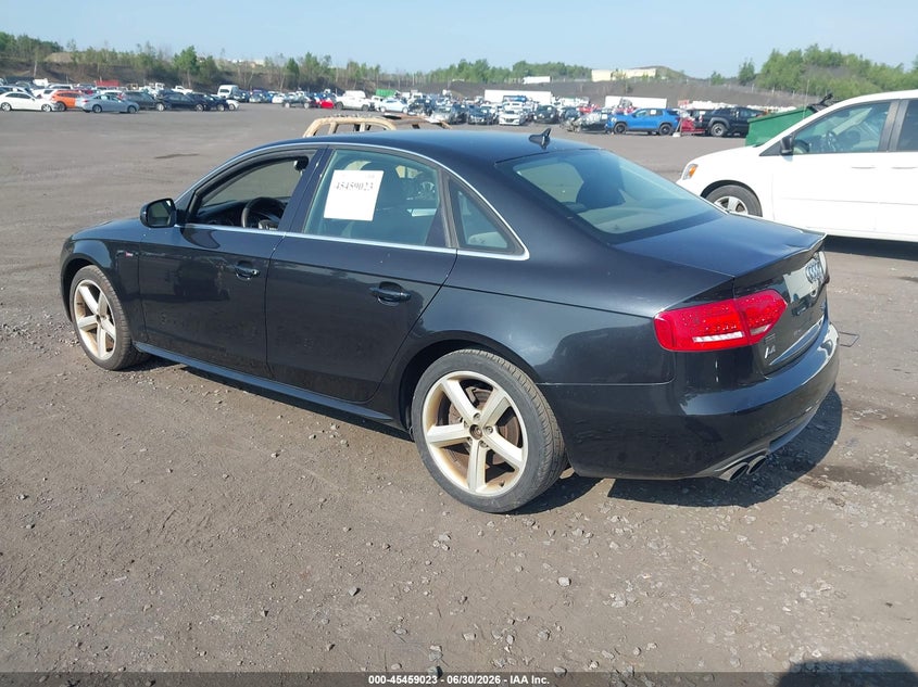 2012 Audi A4 VIN WAUHFAFL2CA116367 IAAI salvage auction — NORMAL WEAR, Clear (Pennsylvania), sold $875 on 2026-07-07 (photo 3)