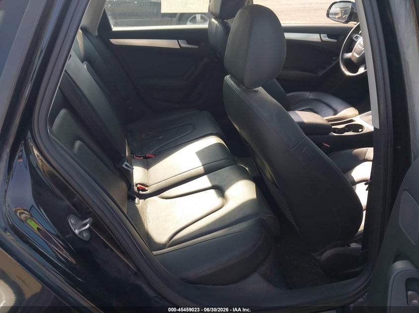 2012 Audi A4 VIN WAUHFAFL2CA116367 IAAI salvage auction — NORMAL WEAR, Clear (Pennsylvania), sold $875 on 2026-07-07 (photo 8)