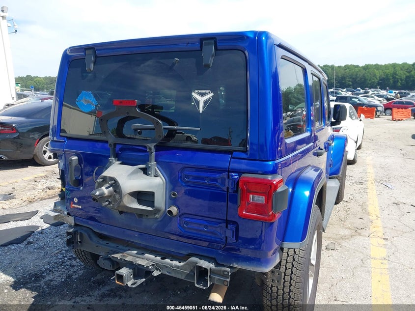 2018 Jeep Wrangler / VIN 1C4HJXEN2JW314888 IAAI salvage auction — REAR END, Salvage (Georgia), sold $8,900 on 2026-07-29 (photo 4)