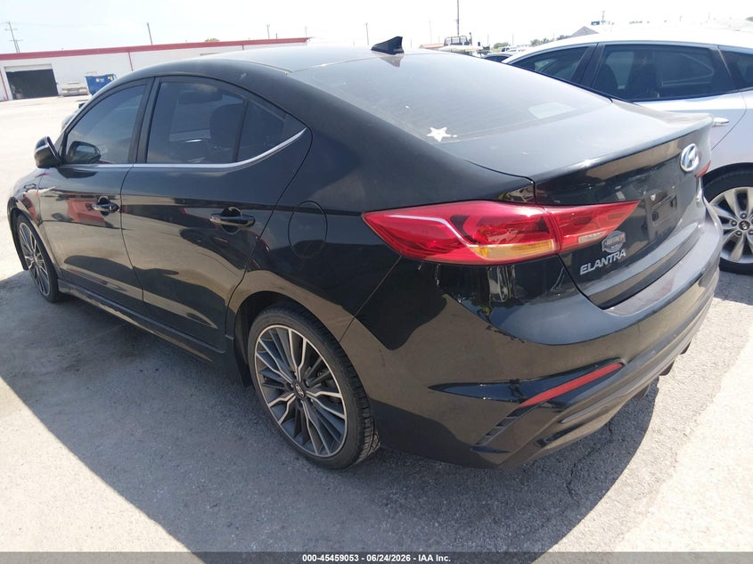 2018 Hyundai Elantra VIN KMHD04LB3JU724826 IAAI salvage auction — NORMAL WEAR, Original (Texas), sold $3,650 on 2026-07-29 (photo 3)