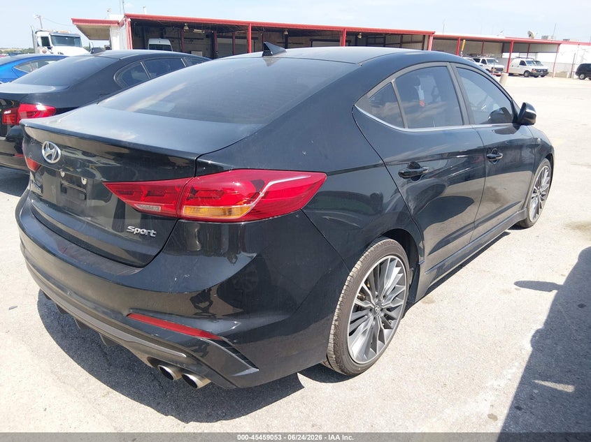 2018 Hyundai Elantra VIN KMHD04LB3JU724826 IAAI salvage auction — NORMAL WEAR, Original (Texas), sold $3,650 on 2026-07-29 (photo 4)