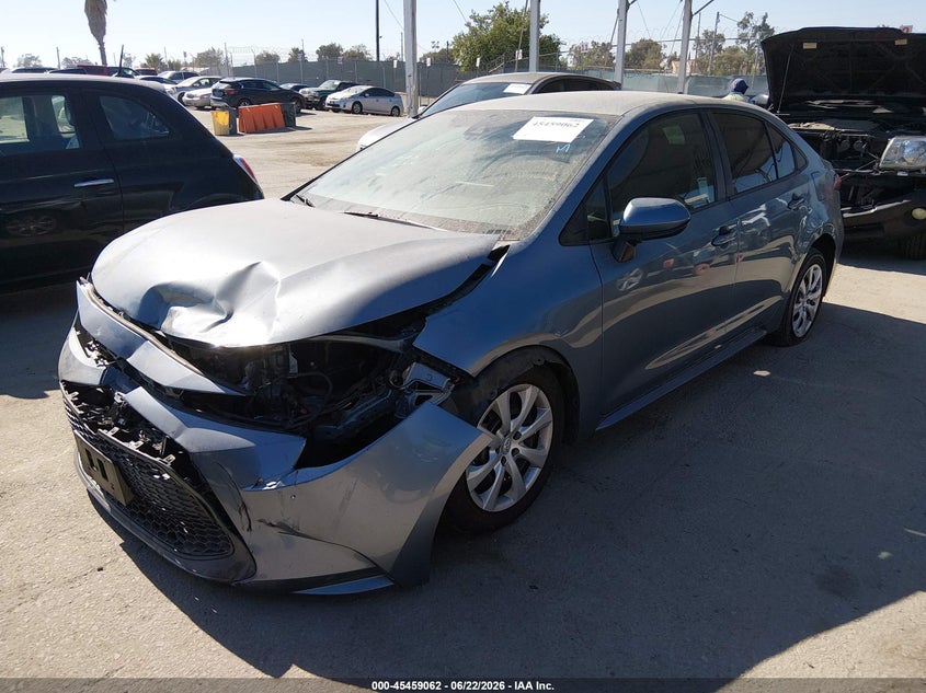 2020 Toyota Corolla VIN 5YFEPRAE7LP073862 IAAI salvage auction — FRONT END, Salvage (California), sold $4,150 on 2026-07-08 (photo 2)