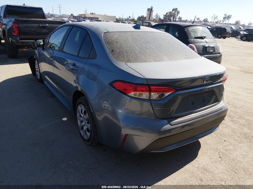2020 Toyota Corolla VIN 5YFEPRAE7LP073862 IAAI salvage auction — FRONT END, Salvage (California), sold $4,150 on 2026-07-08 (photo 3)