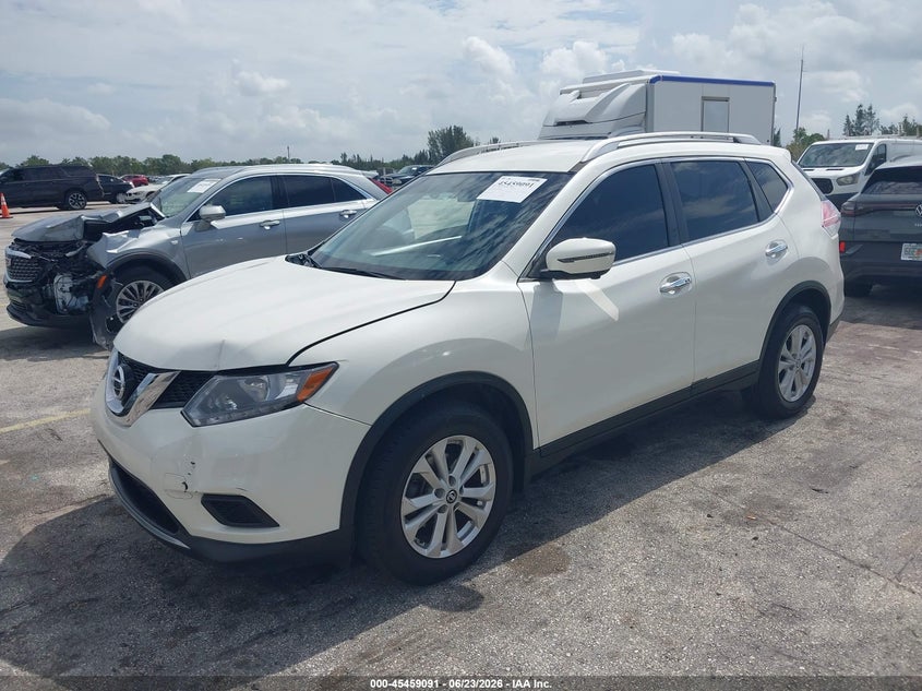 2016 Nissan Rogue VIN JN8AT2MT1GW018594 IAAI salvage auction — FRONT END, Salvage (Florida), sold $3,500 on 2026-07-26 (photo 2)