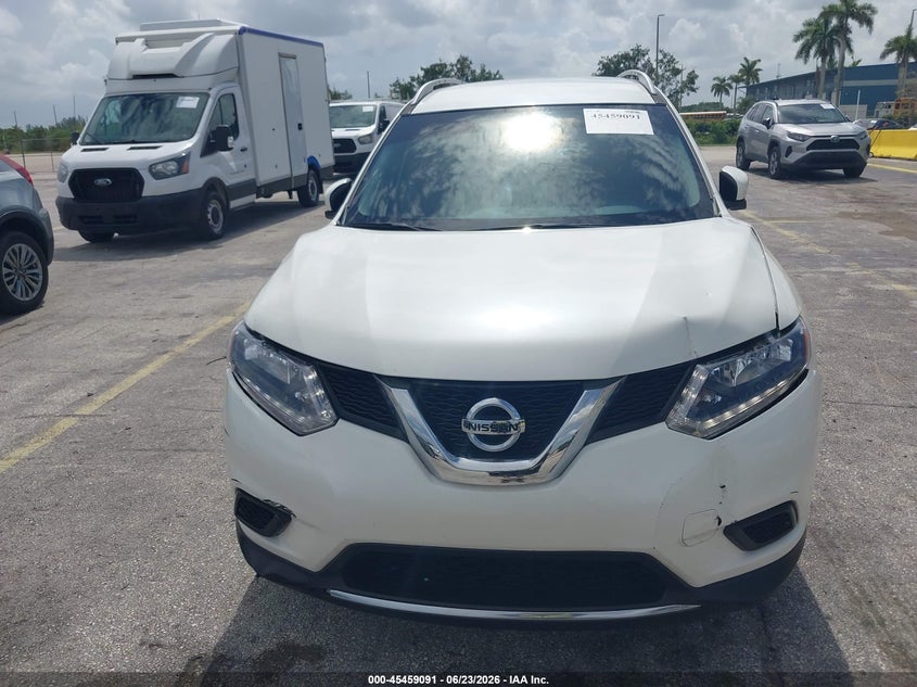 2016 Nissan Rogue VIN JN8AT2MT1GW018594 IAAI salvage auction — FRONT END, Salvage (Florida), sold $3,500 on 2026-07-26 (photo 6)