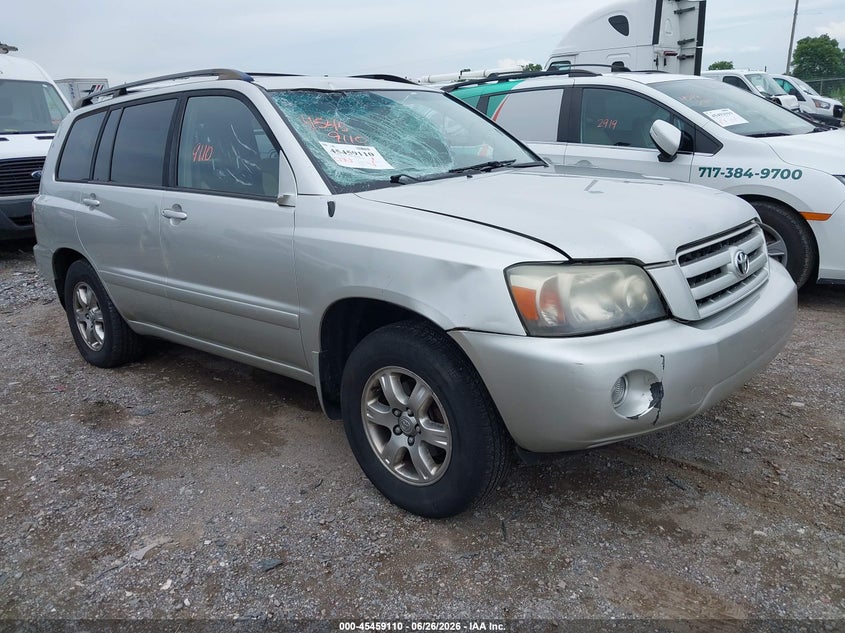 2006 Toyota Highlander VIN JTEEP21A460155644 IAAI salvage auction — RIGHT FRONT, Salvage (Pennsylvania), sold $775 on 2026-07-15 (photo 1)