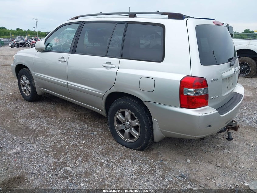 2006 Toyota Highlander VIN JTEEP21A460155644 IAAI salvage auction — RIGHT FRONT, Salvage (Pennsylvania), sold $775 on 2026-07-15 (photo 3)