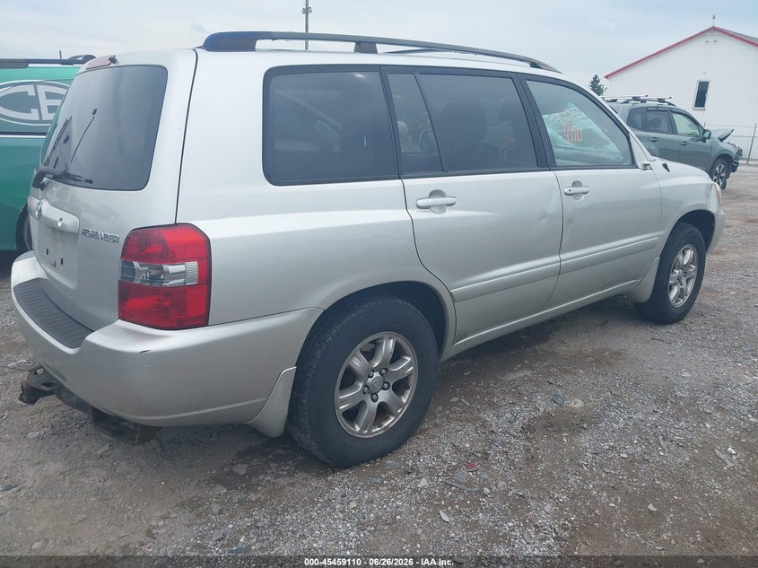 2006 Toyota Highlander VIN JTEEP21A460155644 IAAI salvage auction — RIGHT FRONT, Salvage (Pennsylvania), sold $775 on 2026-07-15 (photo 4)