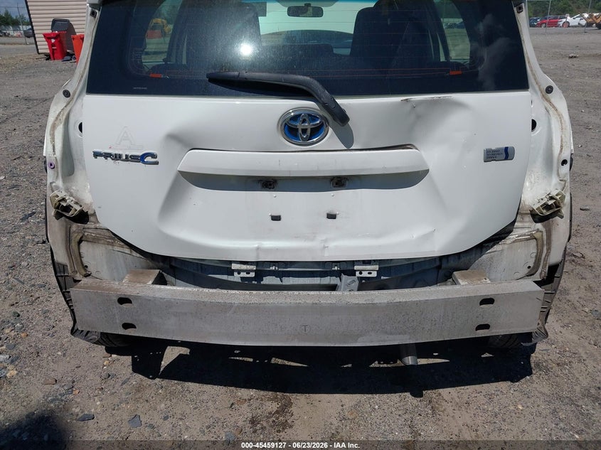 2013 Toyota Prius c VIN JTDKDTB39D1046965 IAAI salvage auction — FRONT & REAR, Salvage (Georgia), sold $1,050 on 2026-07-23 (photo 6)