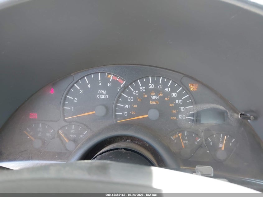 1998 Pontiac Firebird VIN 2G2FS22K1W2209676 IAAI salvage auction — NORMAL WEAR, Clear - Dealer Only (California), sold $250 on 2026-07-07 (photo 7)