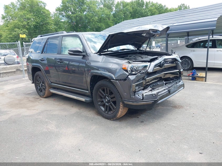 2021 Toyota 4runner VIN JTEJU5JR6M5872559 IAAI salvage auction — ALL OVER, Salvage (Connecticut), sold $8,300 on 2026-07-29 (photo 1)