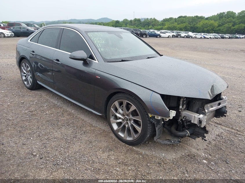 2020 Audi A4 VIN WAUENBF49LA050856 IAAI salvage auction — FRONT END, Salvage Title, sold $8,000 on 2026-07-31 (photo 1)