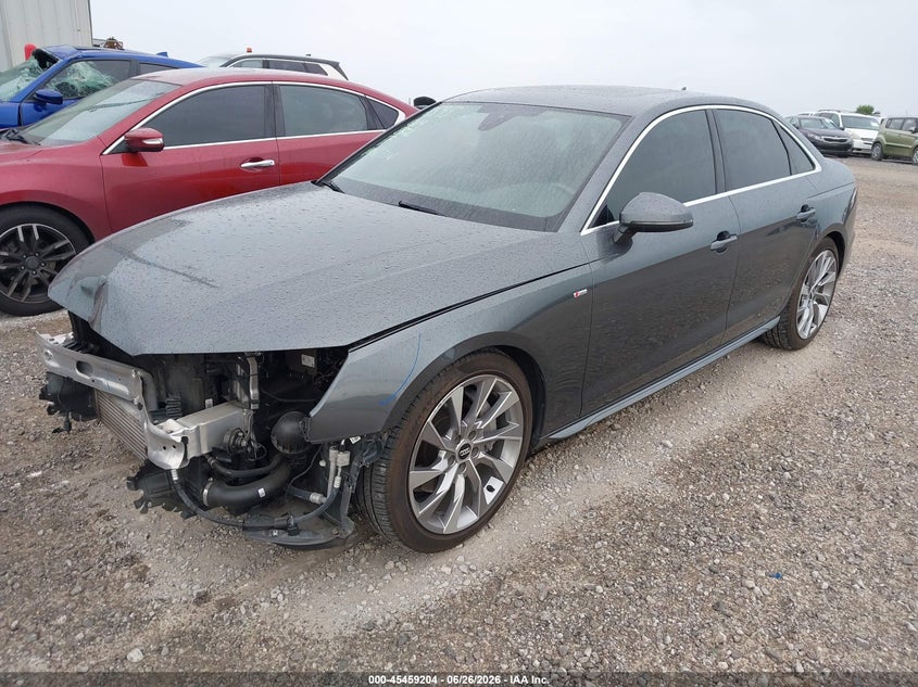 2020 Audi A4 VIN WAUENBF49LA050856 IAAI salvage auction — FRONT END, Salvage Title, sold $8,000 on 2026-07-31 (photo 2)