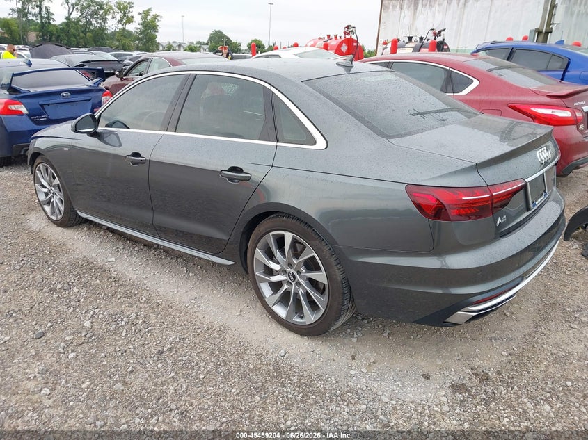 2020 Audi A4 VIN WAUENBF49LA050856 IAAI salvage auction — FRONT END, Salvage Title, sold $8,000 on 2026-07-31 (photo 3)