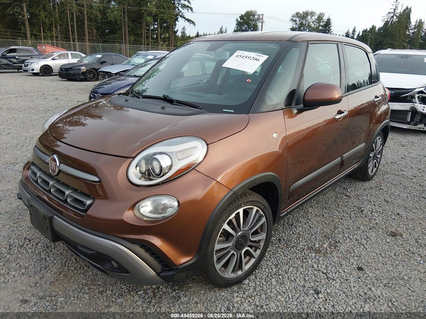 2018 Fiat 500l VIN ZFBCFADH9JZ041020 IAAI salvage auction — REAR END, Salvage Title, sold $3,050 on 2026-07-22 (photo 2)