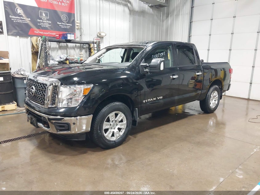 2018 Nissan TITAN VIN 1N6AA1E55JN511815 IAAI salvage auction — STORM DAMAGE, Salvage (North Dakota), sold $7,050 on 2026-07-30 (photo 2)