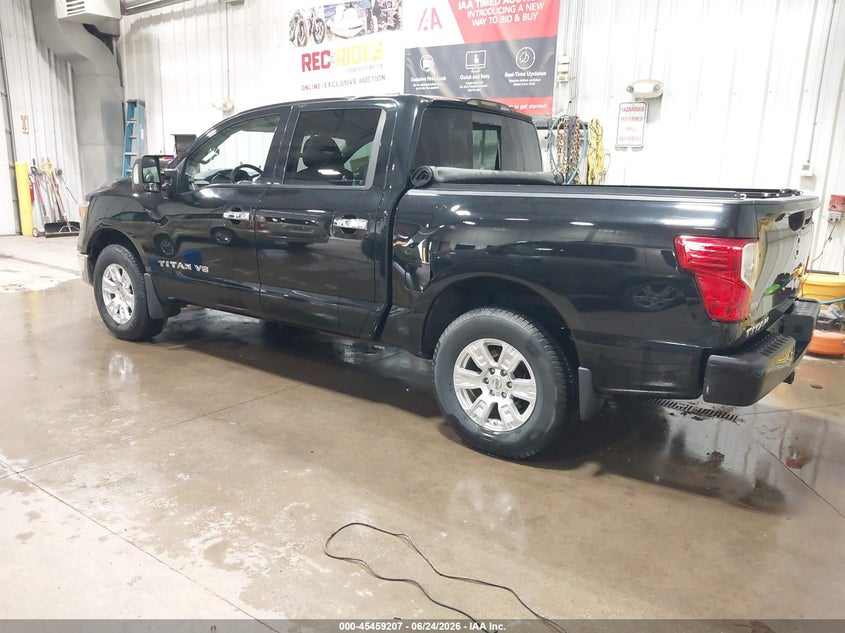 2018 Nissan TITAN VIN 1N6AA1E55JN511815 IAAI salvage auction — STORM DAMAGE, Salvage (North Dakota), sold $7,050 on 2026-07-30 (photo 3)