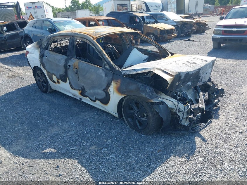 2023 Hyundai Elantra VIN 5NPLM4AGXPH093157 IAAI salvage auction — BURN, Salvage Title, sold $125 on 2026-07-15 (photo 1)