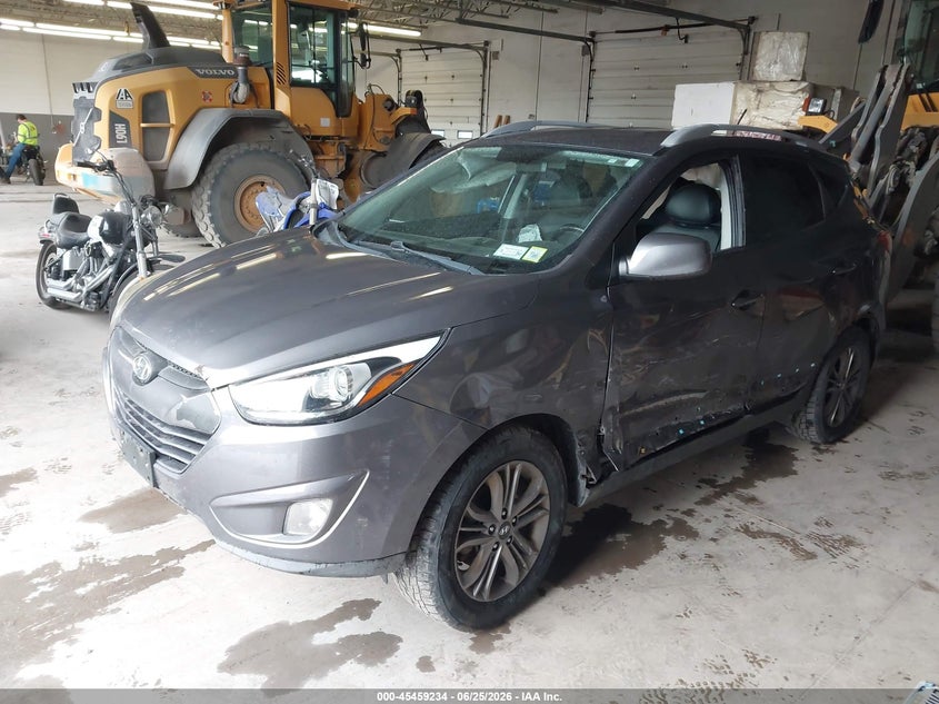 2015 Hyundai Tucson VIN KM8JUCAGXFU972188 IAAI salvage auction — SIDE, Mv-907A (New York), sold $775 on 2026-07-10 (photo 2)