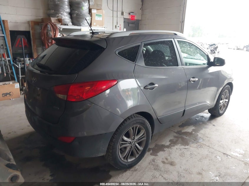 2015 Hyundai Tucson VIN KM8JUCAGXFU972188 IAAI salvage auction — SIDE, Mv-907A (New York), sold $775 on 2026-07-10 (photo 4)