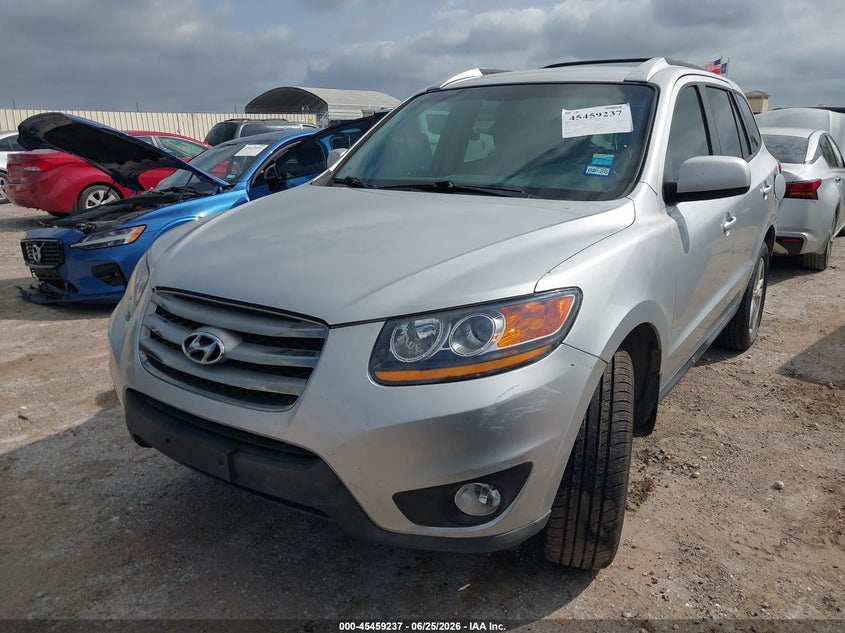 2012 Hyundai Santa fe VIN 5XYZH4AG9CG167118 IAAI salvage auction — REPOSSESSION, Nrc Lienholder Repossession Paperwork (Texas), sold $125 on 2026-07-20 (photo 2)