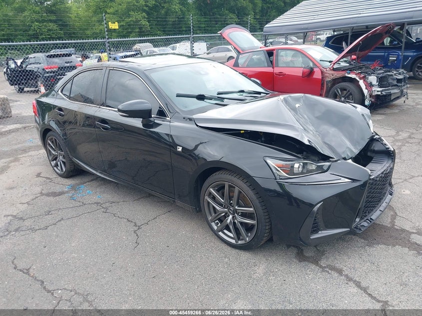 2019 Lexus Is VIN JTHC81D20K5036363 IAAI salvage auction — FRONT END, Salvage (Connecticut), sold $5,500 on 2026-07-30 (photo 1)