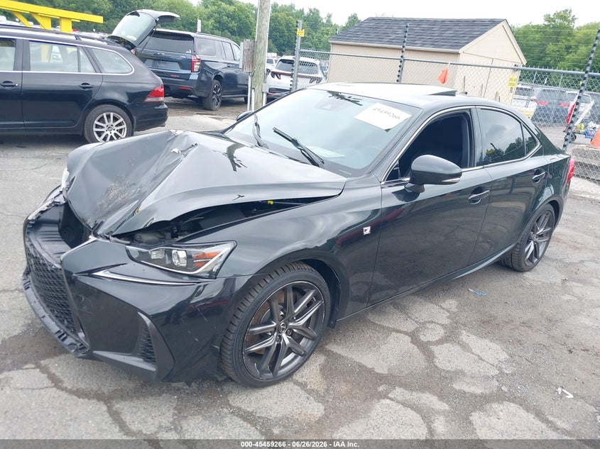 2019 Lexus Is VIN JTHC81D20K5036363 IAAI salvage auction — FRONT END, Salvage (Connecticut), sold $5,500 on 2026-07-30 (photo 2)