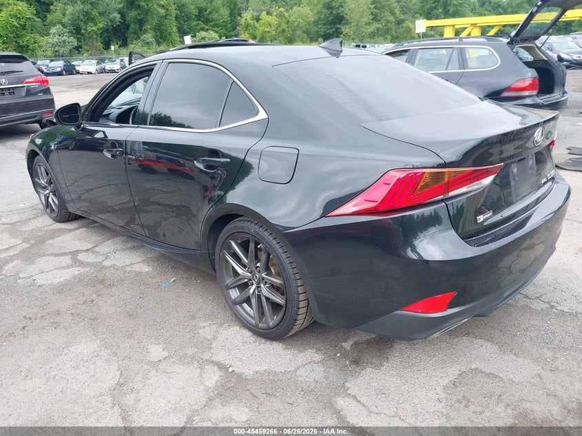 2019 Lexus Is VIN JTHC81D20K5036363 IAAI salvage auction — FRONT END, Salvage (Connecticut), sold $5,500 on 2026-07-30 (photo 3)