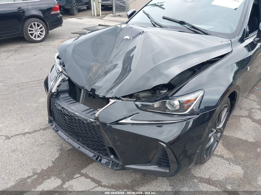 2019 Lexus Is VIN JTHC81D20K5036363 IAAI salvage auction — FRONT END, Salvage (Connecticut), sold $5,500 on 2026-07-30 (photo 6)