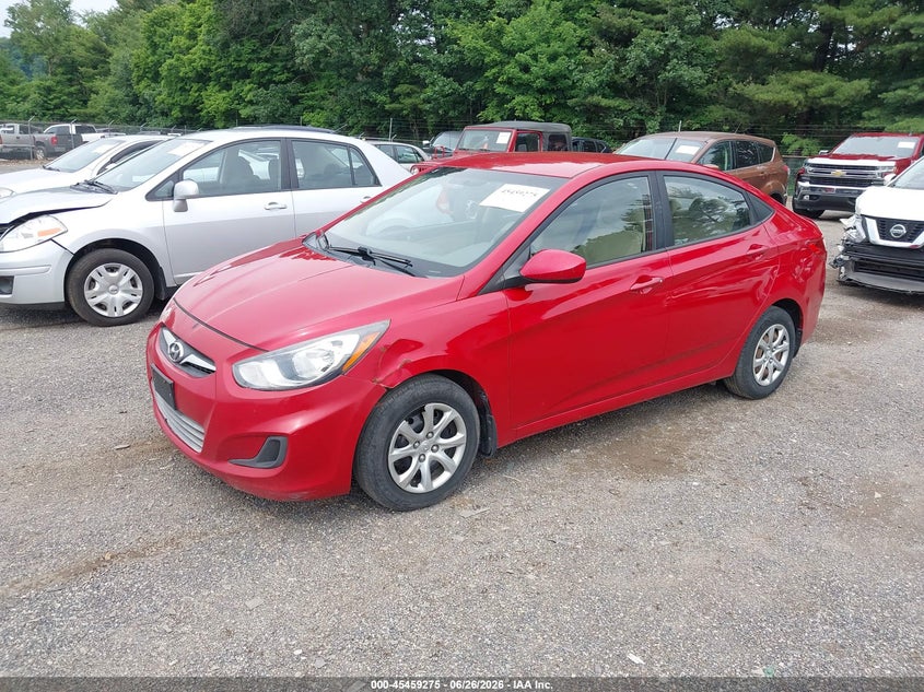 2013 Hyundai Accent VIN KMHCT4AE4DU584175 IAAI salvage auction — NORMAL WEAR, Original (Ohio), sold $275 on 2026-07-20 (photo 2)