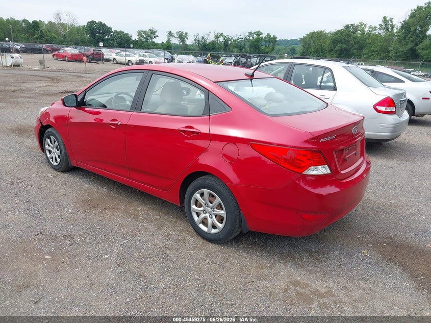 2013 Hyundai Accent VIN KMHCT4AE4DU584175 IAAI salvage auction — NORMAL WEAR, Original (Ohio), sold $275 on 2026-07-20 (photo 3)