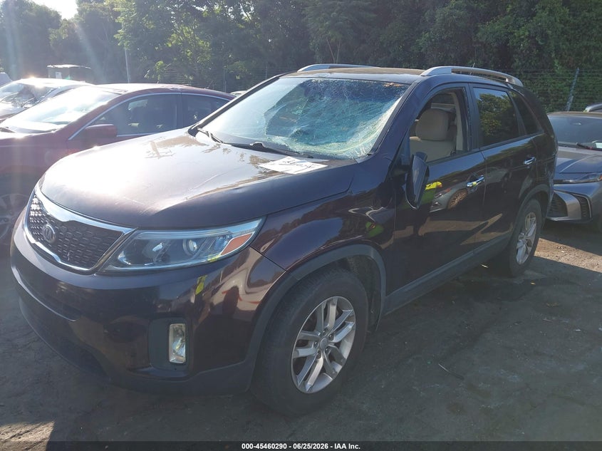 2014 Kia Sorento VIN 5XYKT3A66EG436874 IAAI salvage auction — FRONT END, Salvage (Idaho), sold $1,450 on 2026-07-09 (photo 2)
