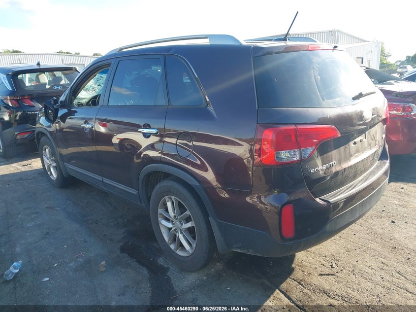 2014 Kia Sorento VIN 5XYKT3A66EG436874 IAAI salvage auction — FRONT END, Salvage (Idaho), sold $1,450 on 2026-07-09 (photo 3)