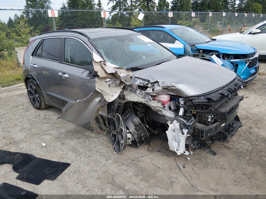 2025 Kia Niro VIN KNDCR3LF1S5287388 IAAI salvage auction — FRONT END, Bill Of Sale (Washington), sold $5,150 on 2026-07-22 (photo 1)