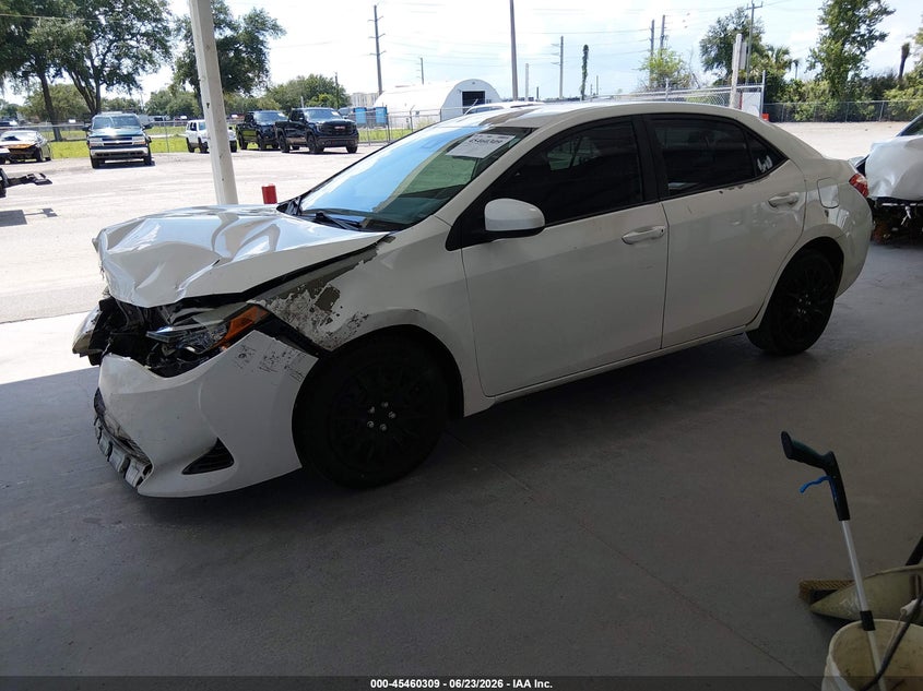 2017 Toyota Corolla VIN 5YFBURHE9HP584322 IAAI salvage auction — FRONT END, Rebuildable (Florida), sold $1,300 on 2026-07-29 (photo 2)