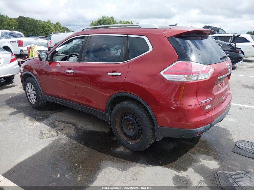 2016 Nissan Rogue VIN JN8AT2MT2GW005286 IAAI salvage auction — FRONT END, Salvage Title, sold $875 on 2026-07-29 (photo 3)