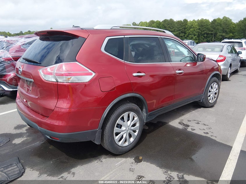 2016 Nissan Rogue VIN JN8AT2MT2GW005286 IAAI salvage auction — FRONT END, Salvage Title, sold $875 on 2026-07-29 (photo 4)
