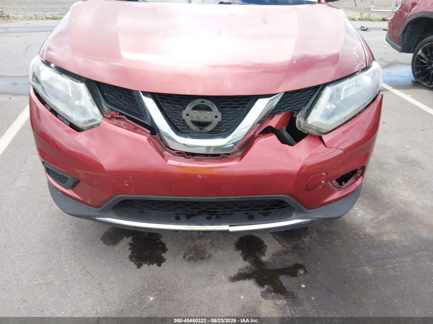 2016 Nissan Rogue VIN JN8AT2MT2GW005286 IAAI salvage auction — FRONT END, Salvage Title, sold $875 on 2026-07-29 (photo 6)