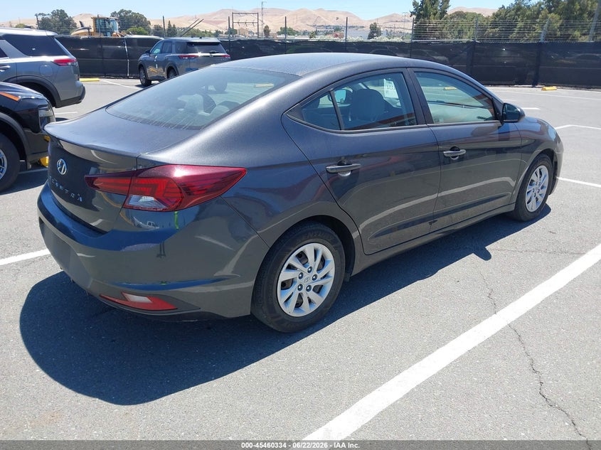 2020 Hyundai Elantra VIN 5NPD74LF7LH611946 IAAI salvage auction — NORMAL WEAR, Sf97 (California), sold $7,575 on 2026-07-30 (photo 4)