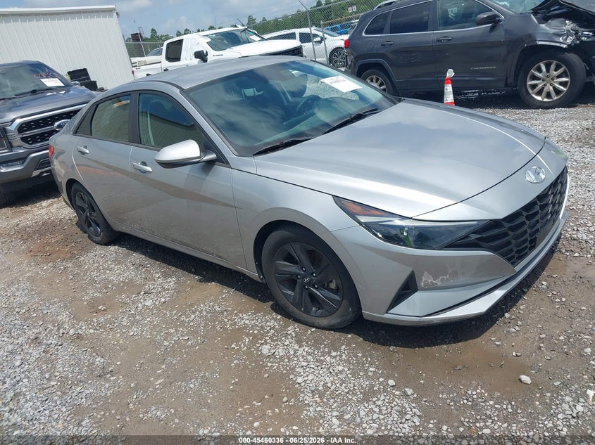 2021 Hyundai Elantra VIN 5NPLS4AG8MH040278 IAAI salvage auction — WATER/FLOOD, Junking Certificate (Mississippi), sold $3,000 on 2026-08-01 (photo 1)