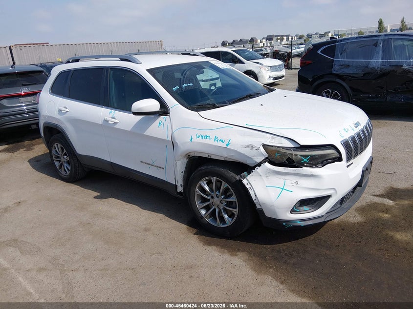 2019 Jeep Cherokee VIN 1C4PJLLB2KD184153 IAAI salvage auction — FRONT END, Salvage Title, sold $2,550 on 2026-07-22 (photo 1)