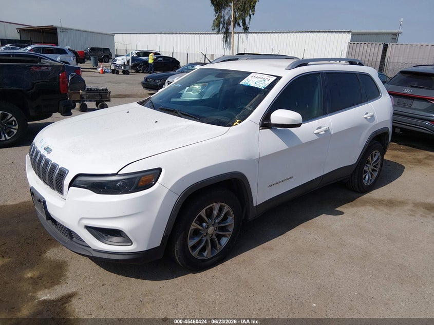 2019 Jeep Cherokee VIN 1C4PJLLB2KD184153 IAAI salvage auction — FRONT END, Salvage Title, sold $2,550 on 2026-07-22 (photo 2)