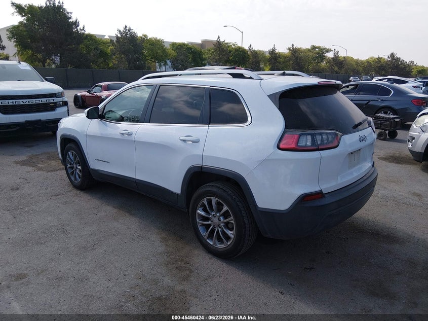 2019 Jeep Cherokee VIN 1C4PJLLB2KD184153 IAAI salvage auction — FRONT END, Salvage Title, sold $2,550 on 2026-07-22 (photo 3)